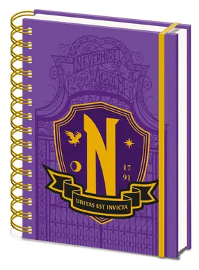 Wednesday Nevermore Shield A5 Wiro Notebook