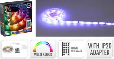 LEDSTRIP 5MTR 30LED RGB MULTI