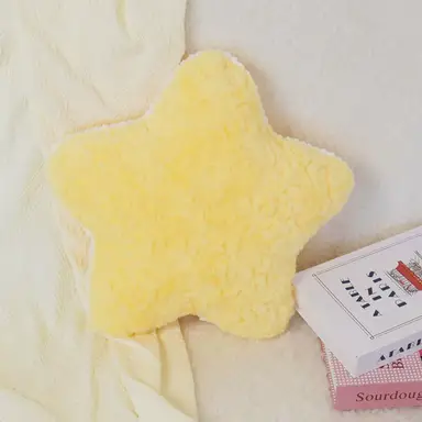 Cute Plush Pillow for Couch Bed Sofa Soft Half Moon Star Pillow with Room Decor for Bedroom Living Room Dorm Birthday Party Favors,Star