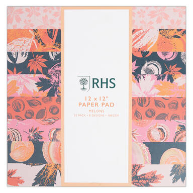 RHS Melons Paper Pad 180gsm 12" x 12"