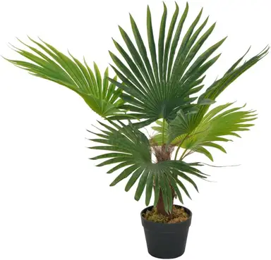 vidaXL Kunstpalmplant met Pot - 70 cm, Groen