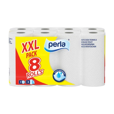 Keukenpapier Perla 8 rol 3-laags