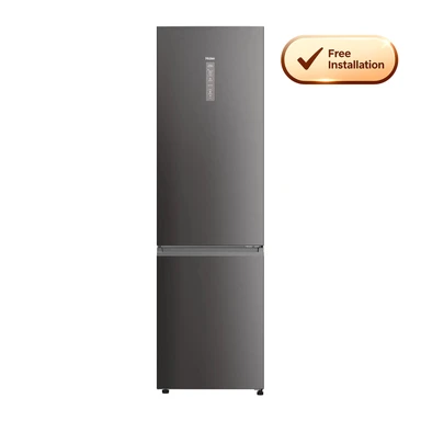 Haier 2D 60 Series 5 Pro Fridge Freezer – Platinum Inox | A Energy Rated | 205cm High | Total No Frost | Wi-Fi Connected (HDPW5620ANPD)