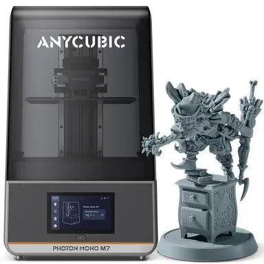 Anycubic Photon Mono M7 14K Resin 3D-Drucker 10,1-Zoll-Mono-LCD mit COB-Lichtquelle 3.0 Bis zu 150 mm/h Hochgeschwindigkeitsdruck Intelligente Fehlererkennung Ohne Nivellierung 223 × 126 × 230 mm Bauvolumen