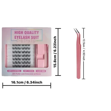 MeoMagic Accessoires voor wimperextensions, 10 rijen, 20 251