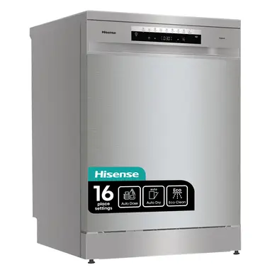 Hisense HS693C60XADUK Wifi Connected Full Size Dishwasher - Stainless Steel - C Rated