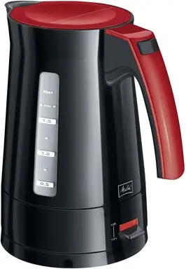 Melitta Enjoy Aqua waterkoker - zwart/rood