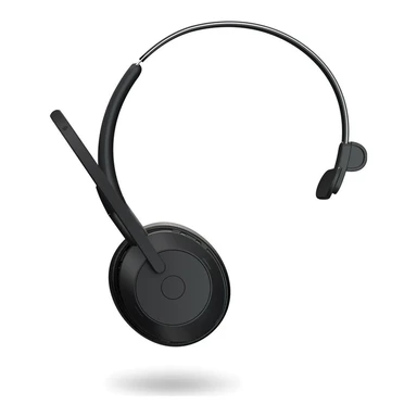 Jabra Evolve2 55 – schnurloses Mono-Headset mit Air Comfort Technologie, Geräuschunterdrückungsmikrofonen und ANC – für MS Teams zertifiziert, kompatibel mit allen anderen Plattformen – Schwarz