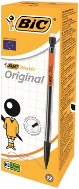 Bic Matic Original HB Mechanical Pencil, Pack of 12