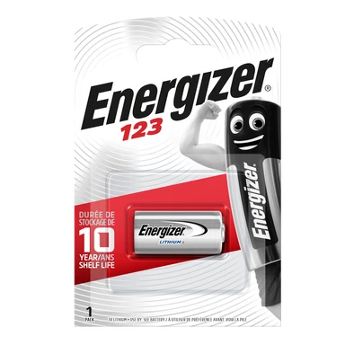 Energizer CR123 Lithium Coin Batteries – Pack of 1
