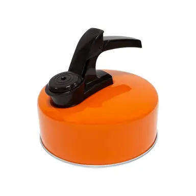 Milestone Camping Whistling Kettle Aluminium Orange 1L
