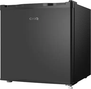 CHiQ CSD46D4EU 46L Table Top Mini Fridge - Dark Inox - E Rated