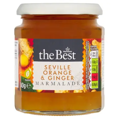 Morrisons The Best Orange & Ginger Marmalade 340g