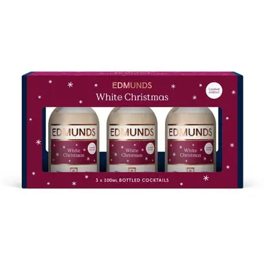 Amaretto and Sapling Vodka White Christmas Liqueur Gift Box (3 x 100ml)