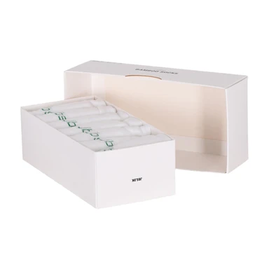 JBS in-shoe bamboo 7 pairs box White41-44