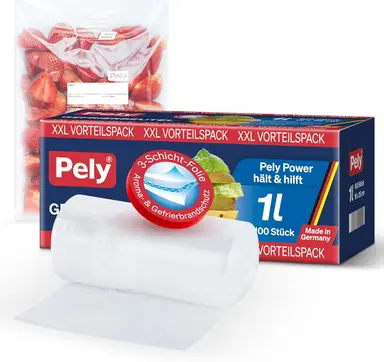 Pely Gefrierbeutel 1l VP 100 St