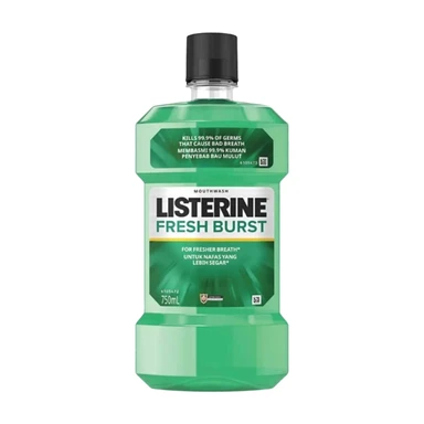 Listerine Essentials Freshburst Mouthwash 750ml