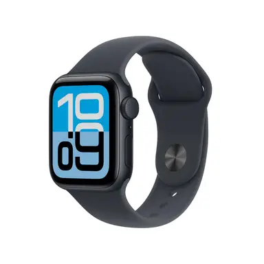 APPLE Watch SE 3 GPS 40mm Mitternacht Aluminiumgehäuse mit Mitternacht Sportarmband - M/L