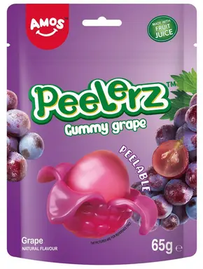 Amos Peelerz Gummy Grape 65g
