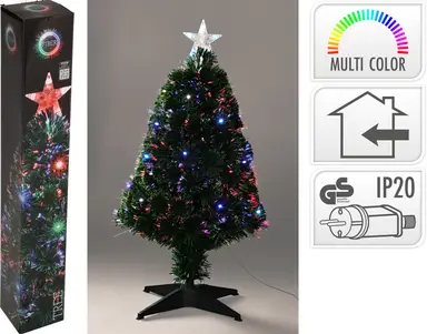 XMAS TREE 90CM FIBER OPTIC