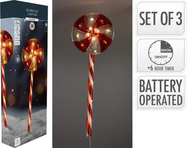 GROUND LAMP LOLLIPOP 62CM