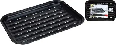 BBQ Grillplaat met Antiaanbaklaag 34 x 24 x 2 cm
