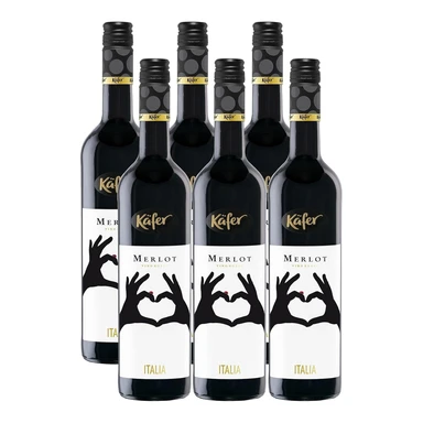 Käfer merlot rotwein trocken 6x0.75 L