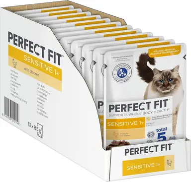 Perfect Fit senior 1+ nassfutter für katzen in sauce 12 x 85 g