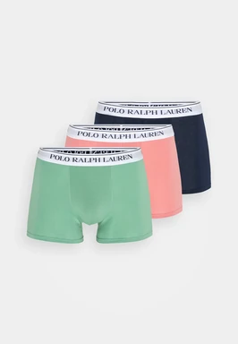 Ralph Lauren Classic Stretch-Cotton Trunk 3-Pack Desert Rose/Haven Green/Cruise Navy XL 714830299182