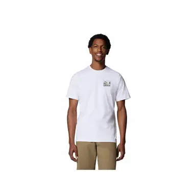 Columbia Men's Explorers Canyon Back Short Sleeve Tee - White