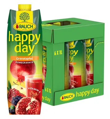 RAUCH Happy Day Granatapfel 6 x 1 l