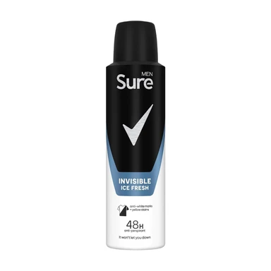 Sure Men Anti-Perspirant Deodorant Spray Invisible Ice 150ml