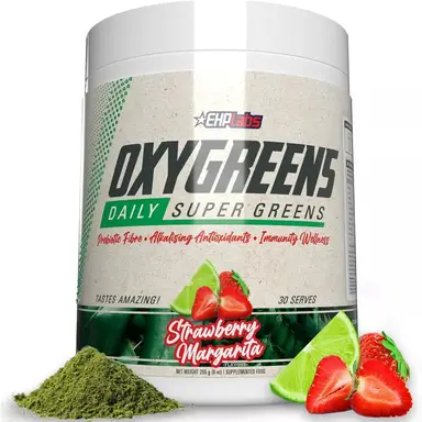 EHPlabs OxyGreens Strawberry Margarita - 30 Serve
