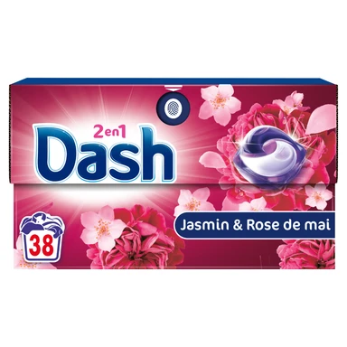 DASH tablettes 2-en-1 Jasmin et rose de mai 38 doses