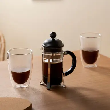 Bodum CAFFETTIERA 350ml - 3Cups - French Press Coffee Maker - Black