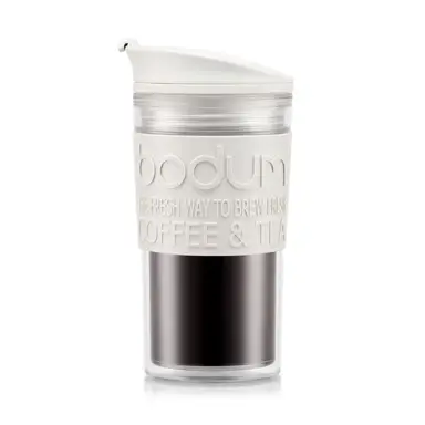 Bodum Travel Mug 350ml - Double Wall System - White