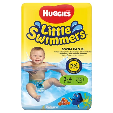 Huggies Plasbroekjes Little Swimmers Maat 3-4 (7-15kg) 12 verpakking