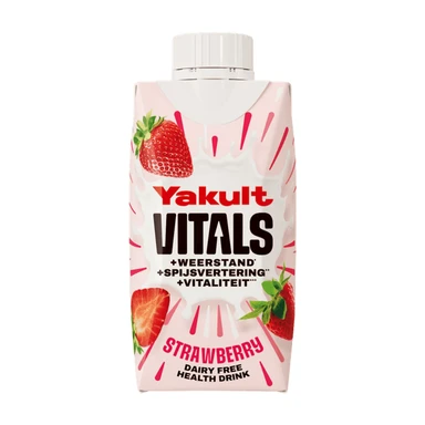 Yakult Vitals Erdbeergeschmack 200 ml × 12(Best Before2026-07-21)