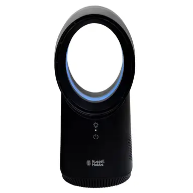 Russell Hobbs Wireless Bladeless Desk Fan - Black, RHBLDLUSB25B