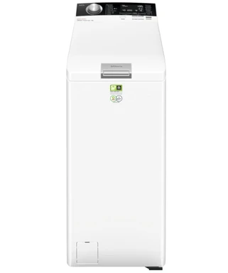 AEG Waschmaschine Toplader, 40 cm, 7 kg, Serie 8000 PowerCare - Schonend zu Fasern, Sauber in nur 59 Minuten bei 30 °C, Dampfprogramm - Weniger Bügeln, Automatische Mengensteuerung, Nachlegefunktion, 1300 U/min [Energieklasse A]