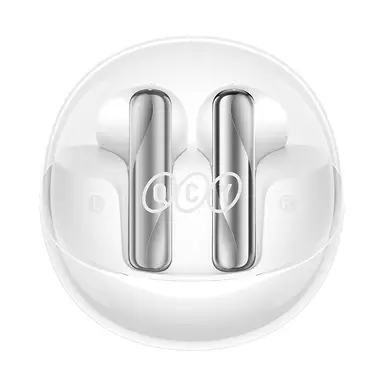 QCY AilyBuds Clear-Blanc