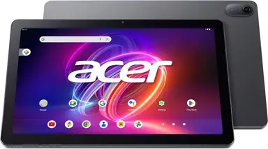 acer Iconia Tab P10 (P10-21Q-83VZ) Tablet 10 Zoll (26,42 cm) 2K QLED IPS Touchscreen - MediaTek MT8781 Octa-Core-Prozessor, 6 GB LPDDR4X RAM, 256 GB UFS-Speicher, Android 14, Grau + Portfolio Case