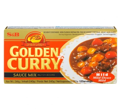 S&B Golden Curry Sauce Mix Mild 220g