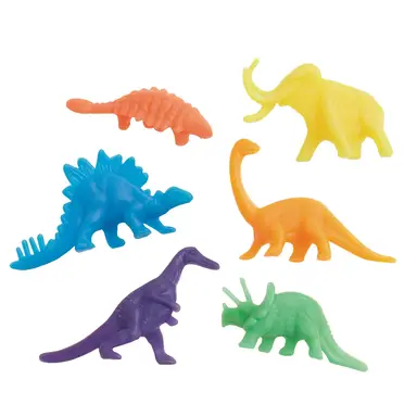 Unique Party Dinosaur Party Bag Fillers, 12 Pack