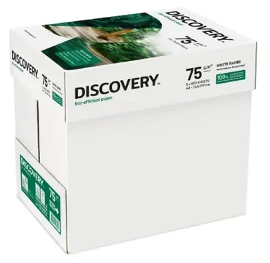 Discovery A3 Paper White 75gsm Box of 5 reams
