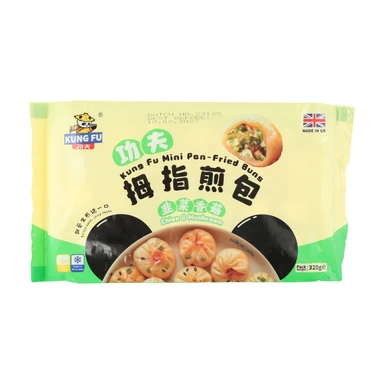 KUNG FU Mini pan-gebakken broodjes bieslook & champignon 320 g