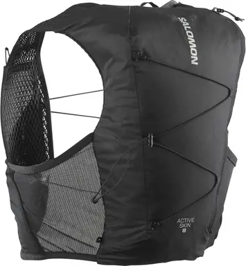 Salomon Active Skin 8 zonder flessen - Zwart/Metaal LC2205100 M