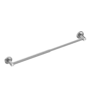 JORDAN&JUDY Brushed Silver Adjustable Shower Shelf, Modern Design, Sturdy & Stable