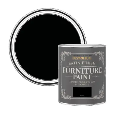 RUST-OLEUM SATIN FURNITURE PAINT CARBON 750ML