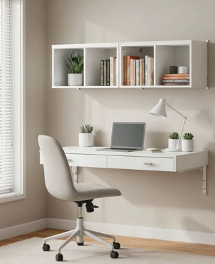 Galano Nice 2-Cube Multifunktionales Regal - Weiß, L 59,94 x B 35,56 x H 37,85 cm, für Schlafzimmer und Wohnzimmer